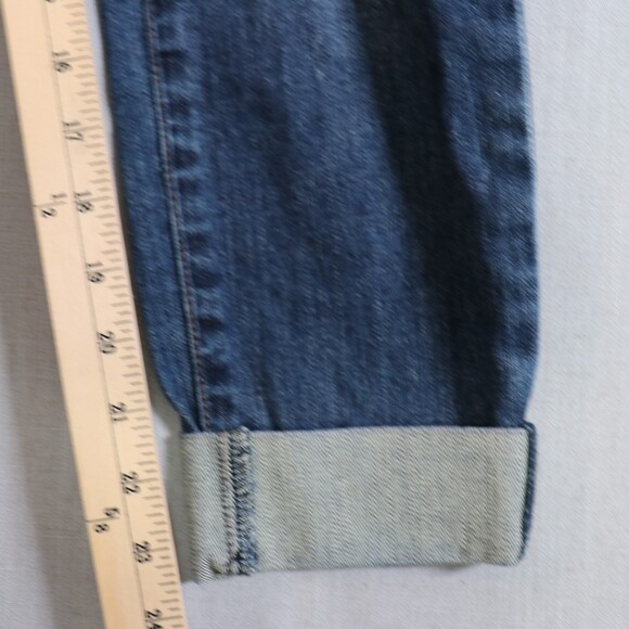 Kut From The Kloth Amy Ankle Straight Leg Jeans Women’s Size 2 Blue Denim Cuffed - Picture 12 of 13